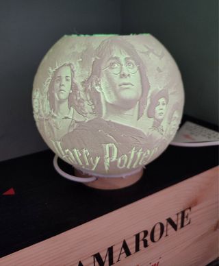 Lampada litografia stile Harry Potter