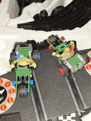 Scalextric carrera GO!!! Tortugas Ninja Slot Racin