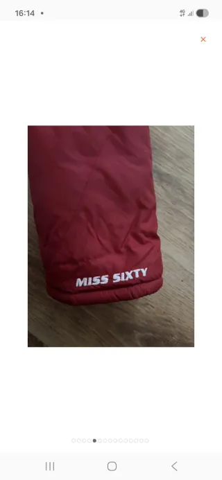 Giubbotto Miss Sixty Rosso con Ecopellic