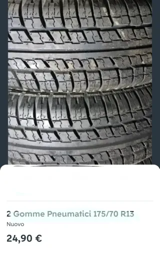 2 Gomme Pneumatici 175/70 R13