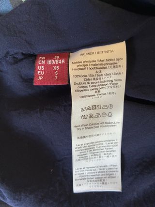 Vestido Comptoir des Cotonniers floral base azul