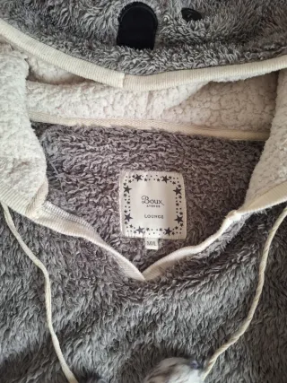 Bata Capa Koala Talla Única Gris