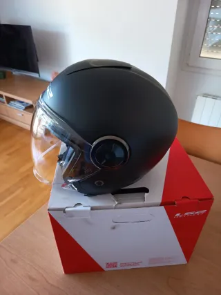 Casco Moto LS2 Modelo 620-1 Negro Mate Talla L