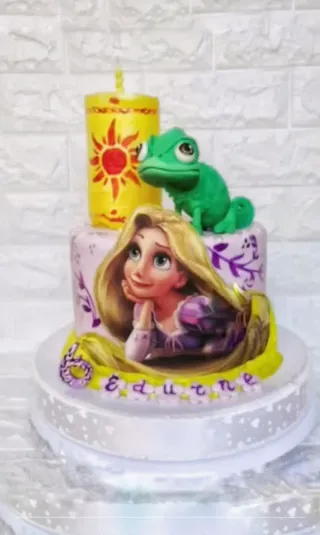 Tarta personalizada Enredados