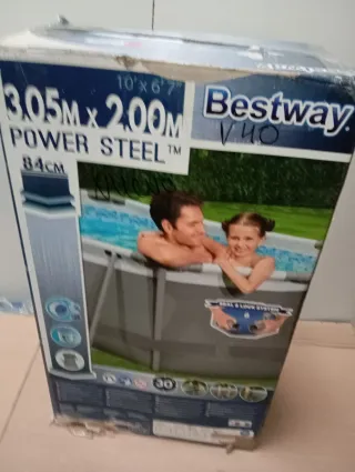 Bestway Power Steel Piscina 3.05m x 2.00m x 0.84m