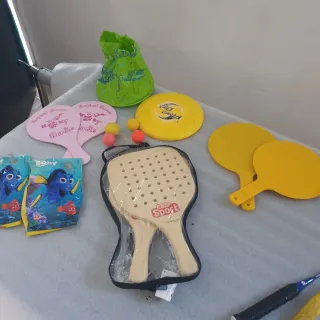 Conjunto accesorios camping/pesca