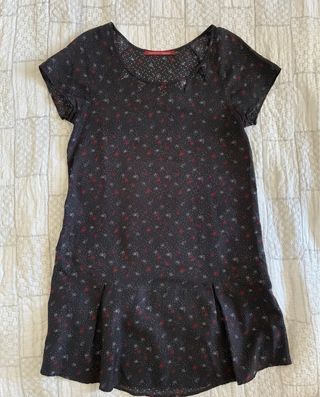 Vestido Comptoir des Cotonniers negro y rojo