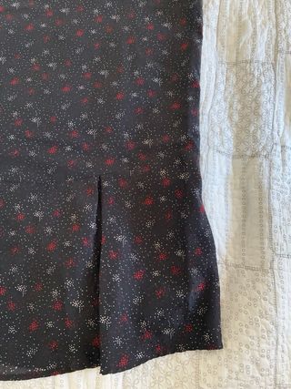 Vestido Comptoir des Cotonniers negro y rojo