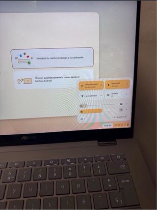 Portátil Asus Chromebook Flip CX5 Gris/Plata