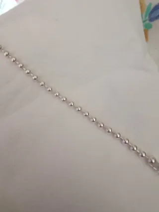 Pulsera Plata 925 Bolitas Cierre Mosquetón
