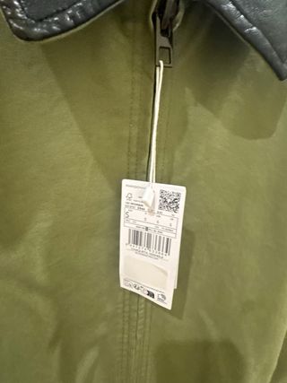 Chaqueta MNG Mujer Verde y Negro