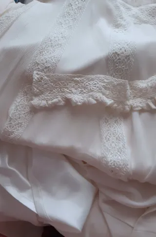 Vestido de Novia Novia d'Art con enaguas y aro.