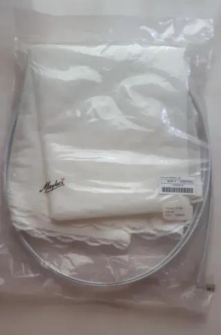 Vestido de Novia Novia d'Art con enaguas y aro.