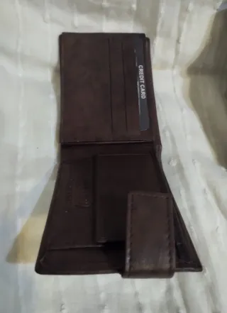 Cartera de Piel Marrón