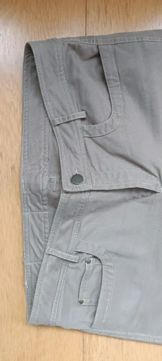 Pantalón Trucco corte recto verde oliva
