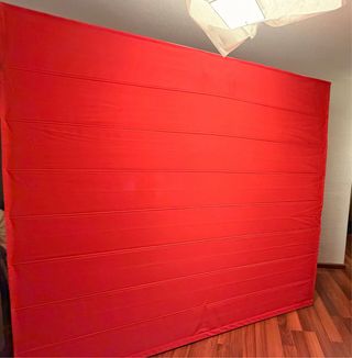 Estor enrollable rojo 210x202cm