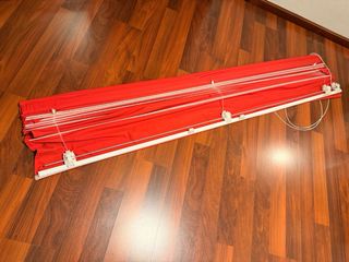 Estor enrollable rojo 210x202cm