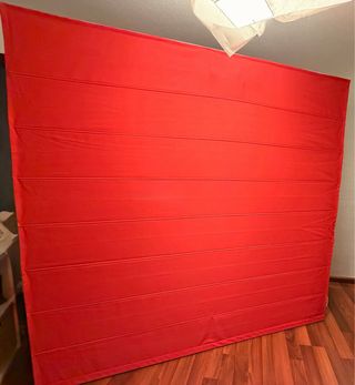 Estor enrollable rojo 210x202cm