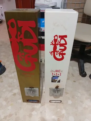 Máquinas minivending Durex y King