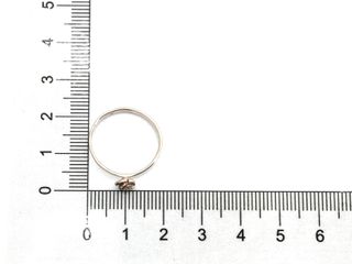 sortija plata 925mm con piedra con circonita