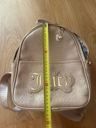 Mini mochila Juicy Couture beige