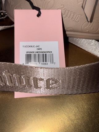 Mini mochila Juicy Couture beige