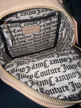 Mini mochila Juicy Couture beige