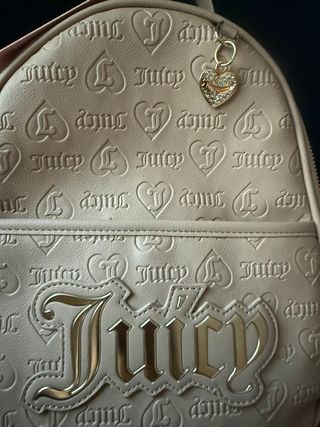 Mini mochila Juicy Couture beige