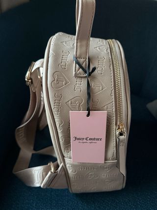 Mini mochila Juicy Couture beige