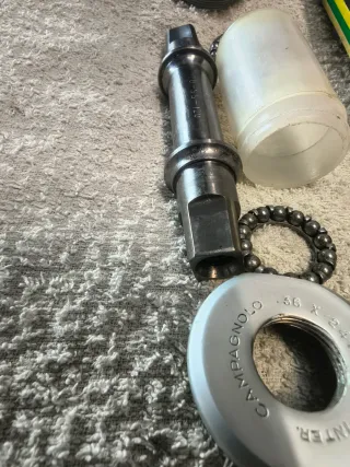 Eje Pedalier Campagnolo Nuovo Record Titanio