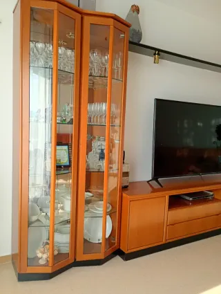 Vitrina comedor y mueble bajo