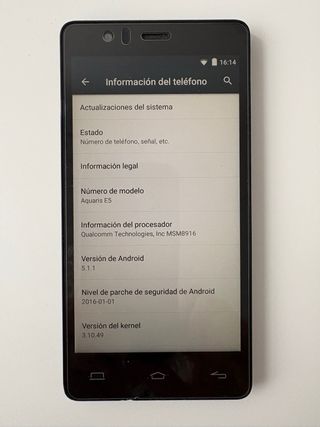 BQ Aquaris E5 (4G) Negro