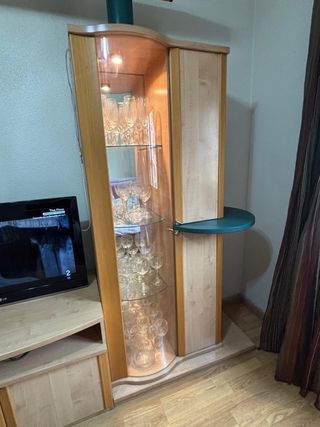 Mueble de salón madera maciza