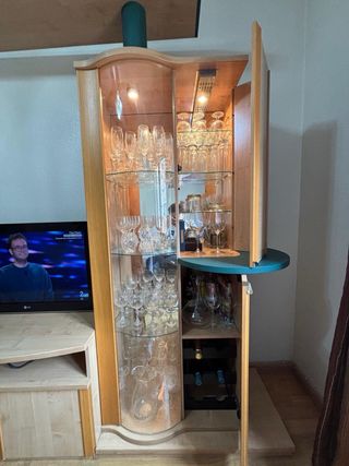 Mueble de salón madera maciza