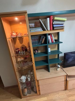 Mueble de salón madera maciza