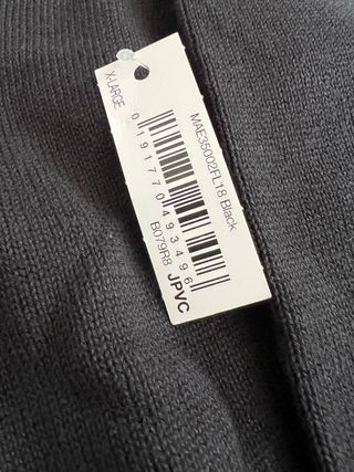 Jersey Amazon Essentials Algodón Negro Talla XL