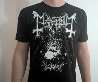 CAMISETA NEGRA - MAYHEM - TALLA XL y más...