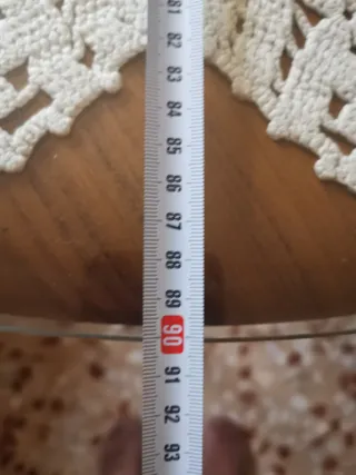 Cristal mesa redonda