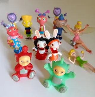 Lote 12 figuras vinilo