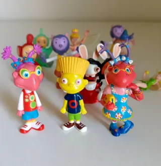 Lote 12 figuras vinilo