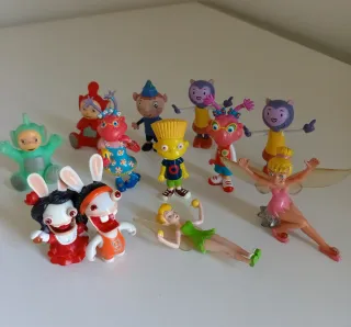 Lote 12 figuras vinilo