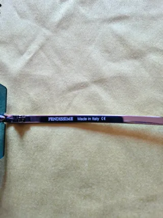 Occhiali Fendissime Azzurro Argento sunglasses /