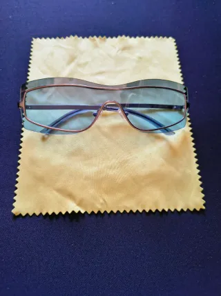 Occhiali Fendissime Azzurro Argento sunglasses /