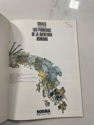 Boucq. Los pioneros de la aventura humana