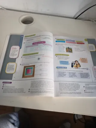 Libro ciencias sociales Santillana cuarto de prima