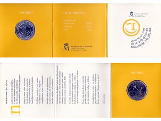 MONEDA DE PLATA HOMENAJE A LA PESETA