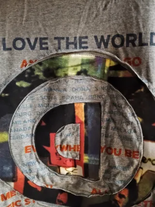 Camiseta Desigual Estampada Talla L