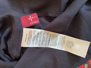 Vestido Comptoir ds Cotonniers floral rojo violeta