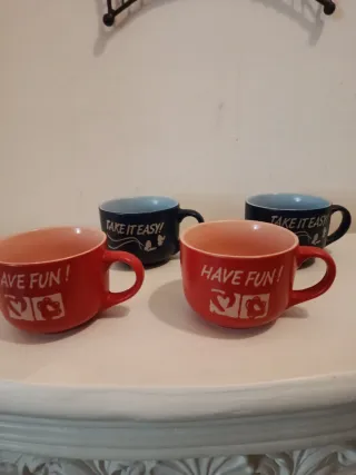 Set 4 tazze colazione