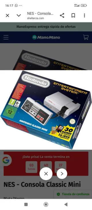 Nintendo NES Classic Mini Consola